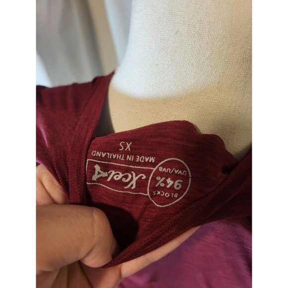 Xcel Wetsuit Blocks 94% UVA Size‎ XS Short Sleeve Burgandy Red - Picture 6 of 6